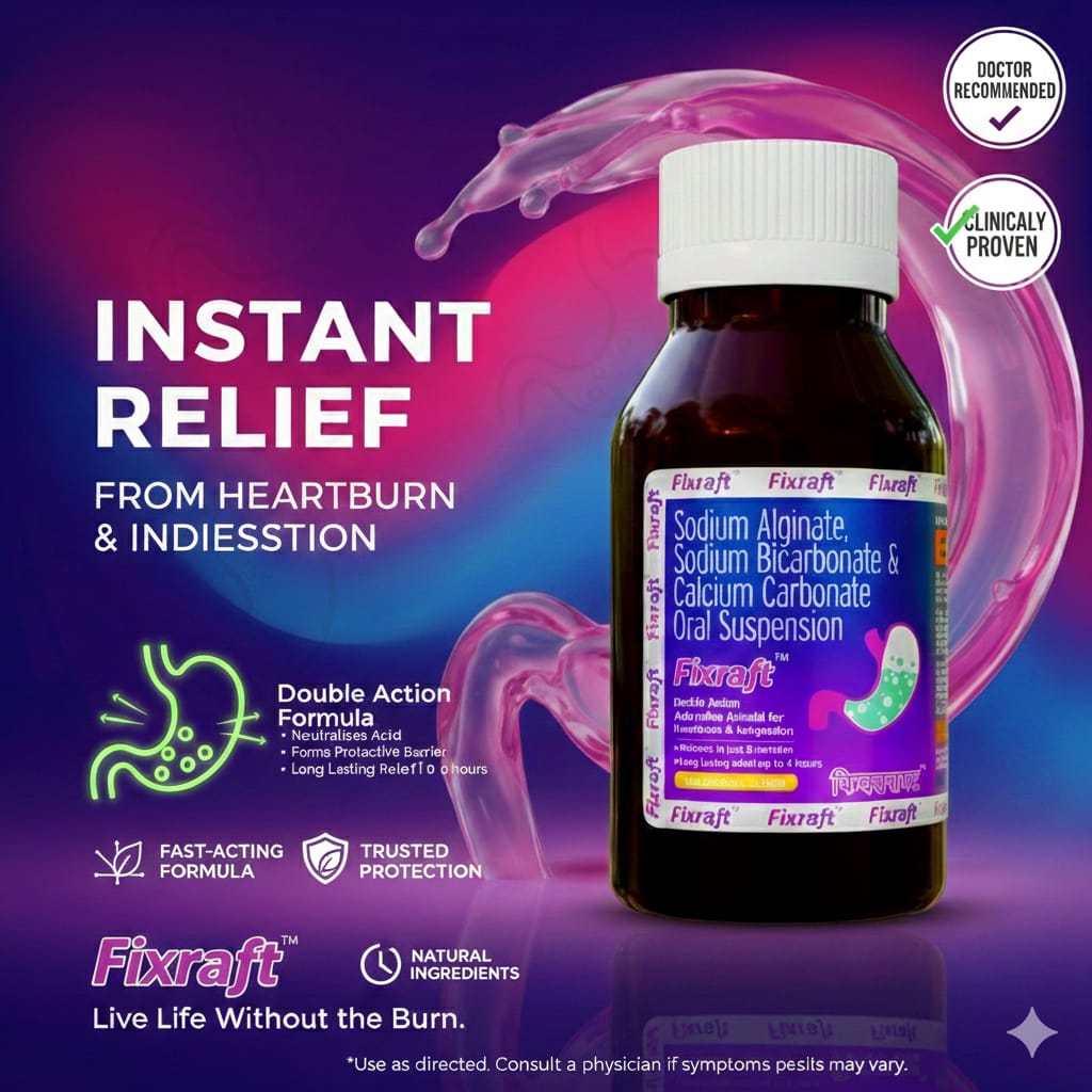 Fixraft Oral Suspension Mint Sugar Free